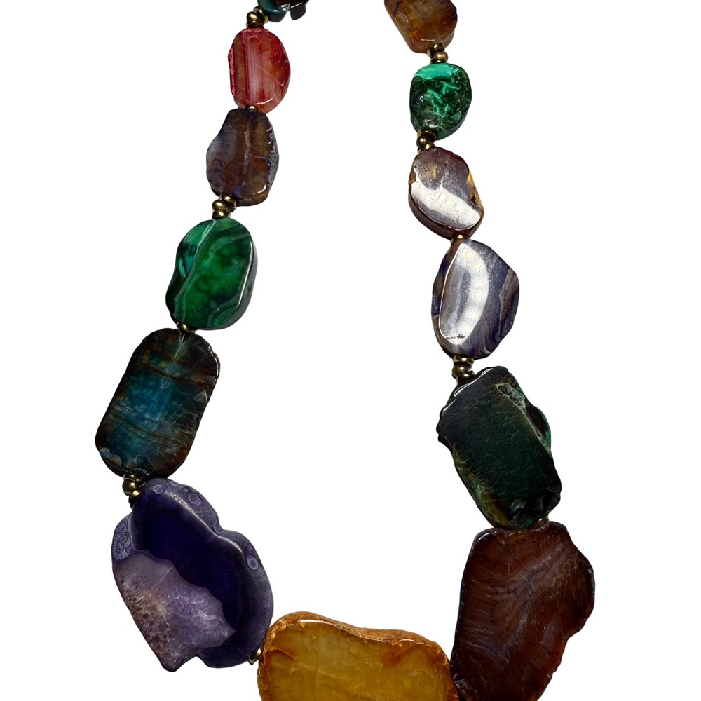 ✨Chunky Natural Gemstone Necklace